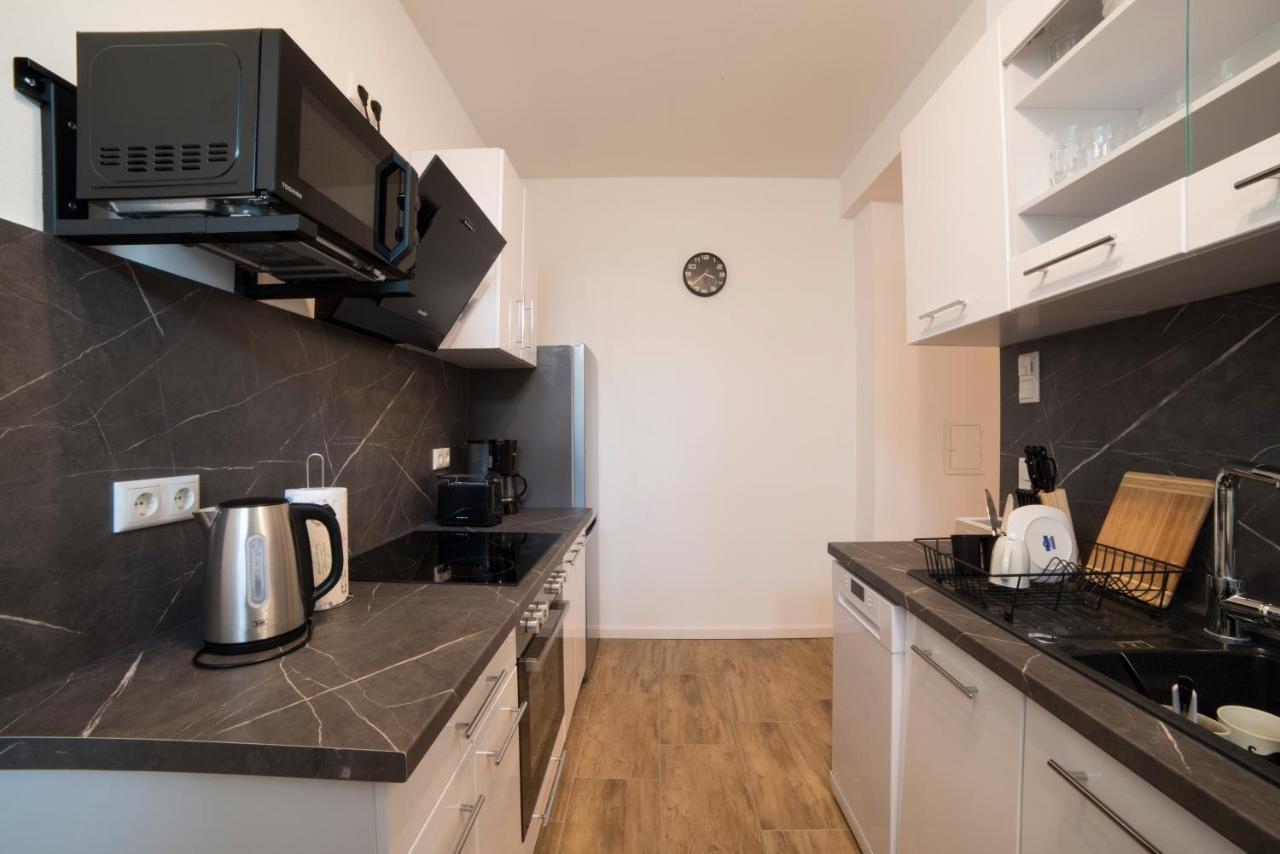 Schoene Ferienwohnung 78M2, 3 Schlafzimmer, 2 Baeder, Zentrumnah, 1Og Erfurt Ngoại thất bức ảnh