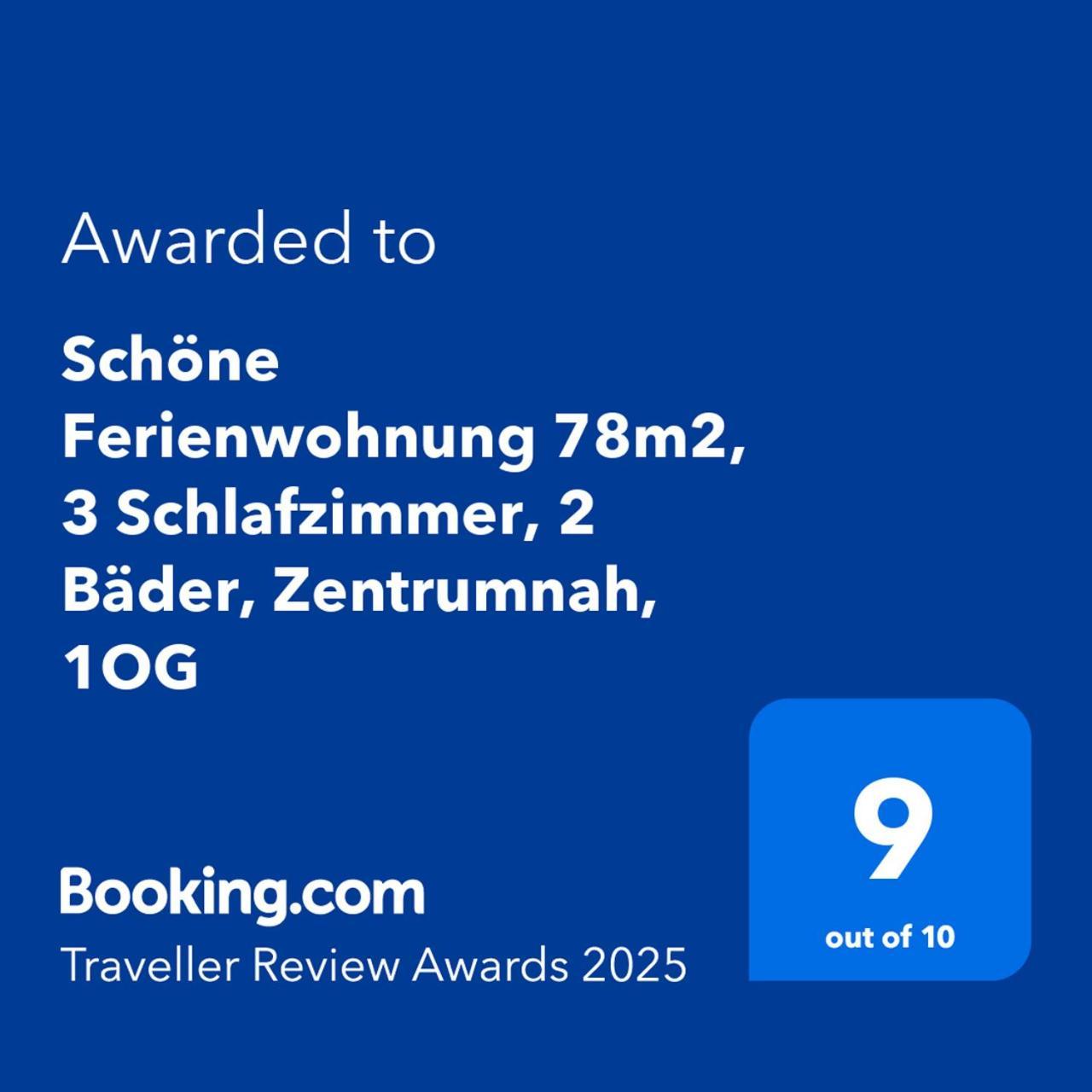 Schoene Ferienwohnung 78M2, 3 Schlafzimmer, 2 Baeder, Zentrumnah, 1Og Erfurt Ngoại thất bức ảnh